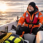 Sikkerhed på vandet Gå aldrig ned på udstyr